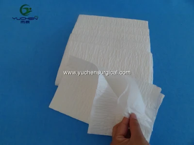 Toalla de papel de mano reforzada quirúrgica desechable Woodplup con 4 capas